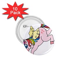 Unicorn Arociris Raimbow Magic 1.75  Buttons (10 pack)