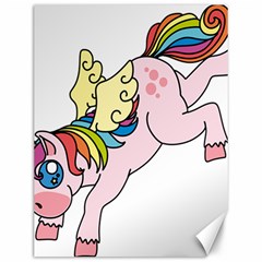 Unicorn Arociris Raimbow Magic Canvas 12  x 16 