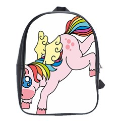 Unicorn Arociris Raimbow Magic School Bag (Large)