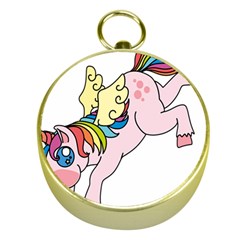 Unicorn Arociris Raimbow Magic Gold Compasses