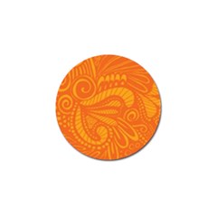 Pop Orange Golf Ball Marker (10 Pack) by ArtByAmyMinori
