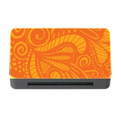 Pop Orange Memory Card Reader With Cf by ArtByAmyMinori