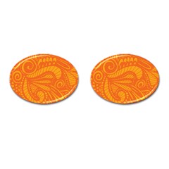 001 2 Cufflinks (oval)