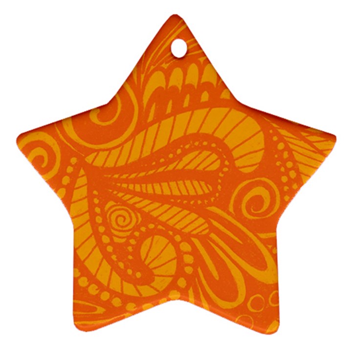 001 2 Star Ornament (Two Sides)