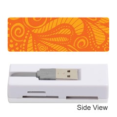 Pop Orange Memory Card Reader (stick) by ArtByAmyMinori