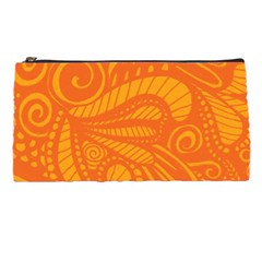 Pop Orange Pencil Cases by ArtByAmyMinori