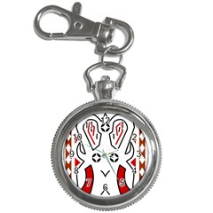 Traditional Art Torajan Pattern Key Chain Watches