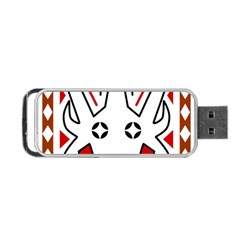 Traditional Art Torajan Pattern Portable USB Flash (One Side)