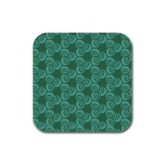 Layered Knots Rubber Square Coaster (4 Pack) 