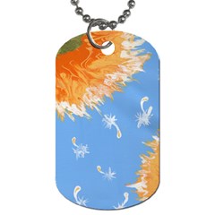 Floating Wishes Dog Tag (one Side)