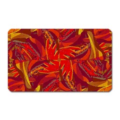Colorful Abstract Ethnic Style Pattern Magnet (rectangular) by dflcprints