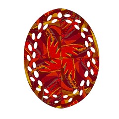 Colorful Abstract Ethnic Style Pattern Ornament (oval Filigree) by dflcprints