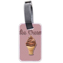 Pop Art Ice Cream Luggage Tags (two Sides) by Valentinaart