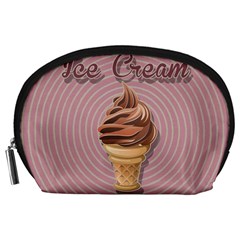 Pop Art Ice Cream Accessory Pouch (large) by Valentinaart