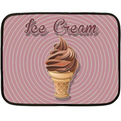 Pop Art Ice Cream Double Sided Fleece Blanket (mini)  by Valentinaart