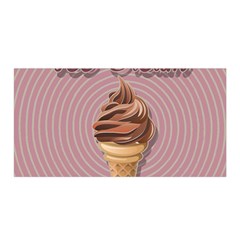 Pop Art Ice Cream Satin Wrap by Valentinaart