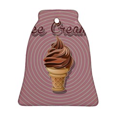 Pop Art Ice Cream Bell Ornament (two Sides) by Valentinaart