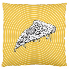 Pop Art Pizza Standard Flano Cushion Case (one Side) by Valentinaart