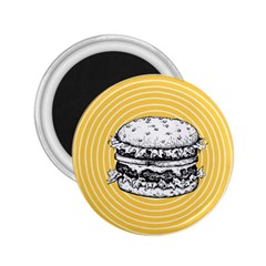 Pop Art Hamburger  2 25  Magnets by Valentinaart