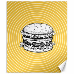 Pop Art Hamburger  Canvas 20  X 24 