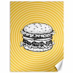 Pop Art Hamburger  Canvas 36  X 48  by Valentinaart