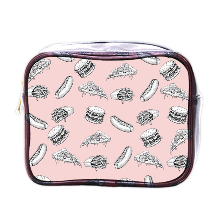 Fast food pattern Mini Toiletries Bag (One Side)