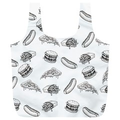 Fast Food Pattern Full Print Recycle Bag (xl)