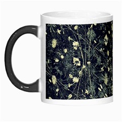 Dark Floral Collage Pattern Morph Mugs by dflcprints