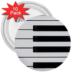 Keybord Piano 3  Buttons (10 pack) 