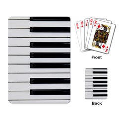 Keybord Piano Playing Cards Single Design