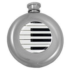 Keybord Piano Round Hip Flask (5 oz)