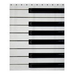 Keybord Piano Shower Curtain 60  x 72  (Medium) 