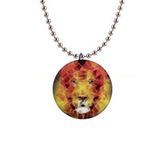 Fractal Lion Button Necklaces