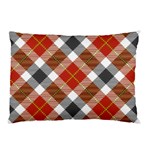 Smart Plaid Warm Colors Pillow Case (Two Sides) Front