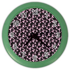 Breast Cancer Wallpapers Color Wall Clock