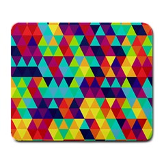 Bright Color Triangles Seamless Abstract Geometric Background Large Mousepads