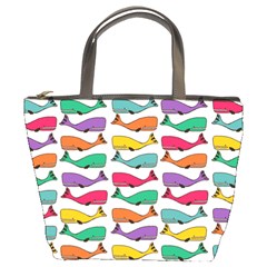 Fish Whale Cute Animals Bucket Bag