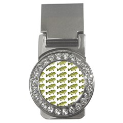 Green Small Fish Water Money Clips (cz)  by Alisyart