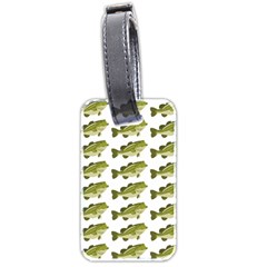 Green Small Fish Water Luggage Tags (two Sides)