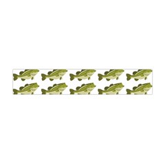 Green Small Fish Water Flano Scarf (mini)