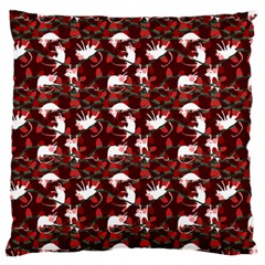 Cartoon Mouse Christmas Pattern Standard Flano Cushion Case (one Side)