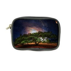 Lone Tree Fantasy Space Sky Moon Coin Purse