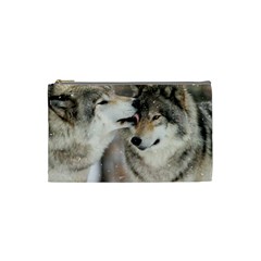 Lovable Wolves Cosmetic Bag (small) by amazinganimals