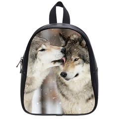 Lovable Wolves School Bag (small) by amazinganimals