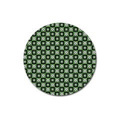 Soccer Ball Pattern Magnet 3  (round) by dflcprints
