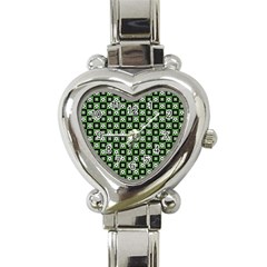 Soccer Ball Pattern Heart Italian Charm Watch by dflcprints