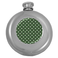 Soccer Ball Pattern Round Hip Flask (5 Oz) by dflcprints