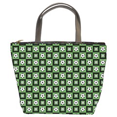 Soccer Ball Pattern Bucket Bag by dflcprints