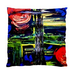 Between Two Moons 1 Standard Cushion Case (two Sides) by bestdesignintheworld