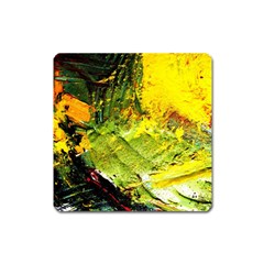 Yellow Chik 5 Square Magnet by bestdesignintheworld